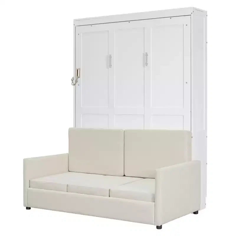Lit escamotable moderne Luxystar double avec canapé