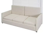 Lit escamotable moderne Luxystar double avec canapé