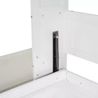 Lit escamotable moderne Luxystar double avec canapé