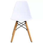 Costway Table et 4 chaises pour enfants Construction Solide Ensemble de 5 pièces Table à manger Enfant Blanc