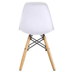 Costway Table et 4 chaises pour enfants Construction Solide Ensemble de 5 pièces Table à manger Enfant Blanc