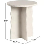 Table d'appoint Raybrook Stone - SFV5785 - Blanc cassé - Safavieh Couture