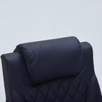 Chaise de bureau en cuir 160kg - Fauteuil de bureau ergonomique avec support lombaire réglable et accoudoirs relevables