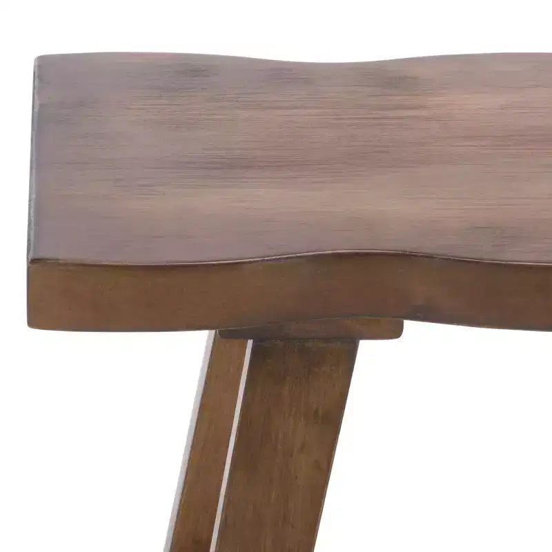 Banc Kari en bois – marron – SEI