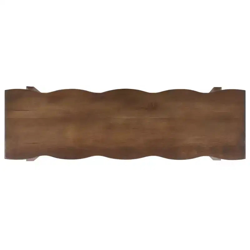 Banc Kari en bois – marron – SEI