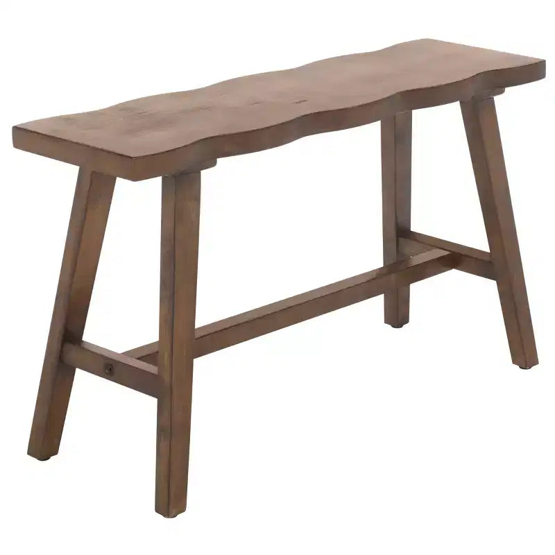 Banc Kari en bois – marron – SEI