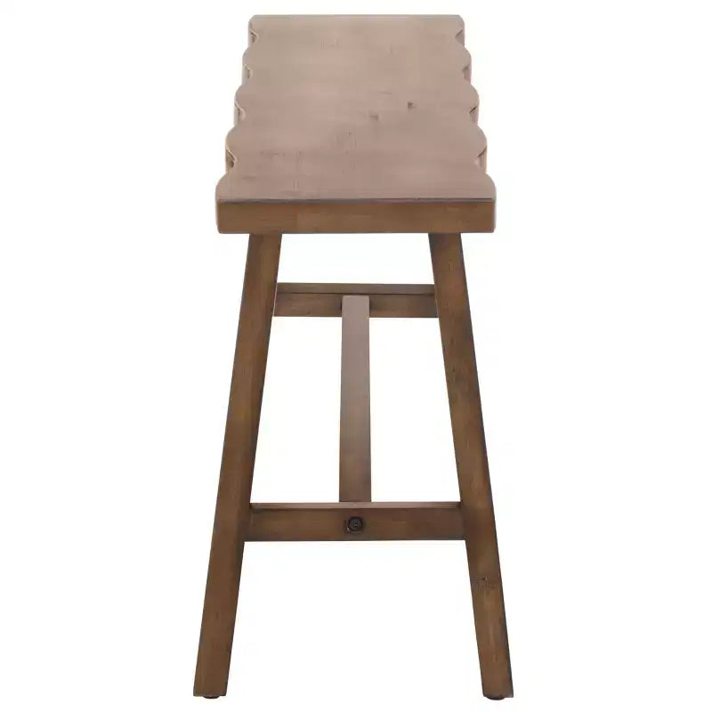 Banc Kari en bois – marron – SEI