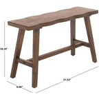 Banc Kari en bois – marron – SEI