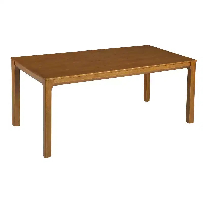 Table de salle à manger rectangulaire Christopher Knight Home Bradley moderne minimaliste de 178 cm en bois d'hévéa massif