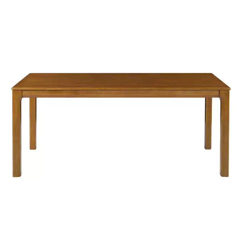 Table de salle à manger rectangulaire Christopher Knight Home Bradley moderne minimaliste de 178 cm en bois d'hévéa massif