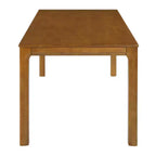 Table de salle à manger rectangulaire Christopher Knight Home Bradley moderne minimaliste de 178 cm en bois d'hévéa massif