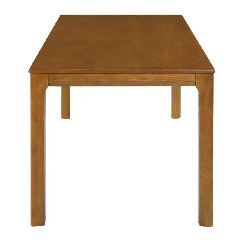 Table de salle à manger rectangulaire Christopher Knight Home Bradley moderne minimaliste de 178 cm en bois d'hévéa massif