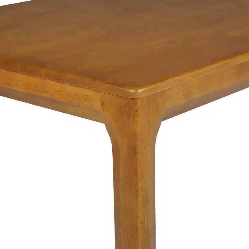 Table de salle à manger rectangulaire Christopher Knight Home Bradley moderne minimaliste de 178 cm en bois d'hévéa massif