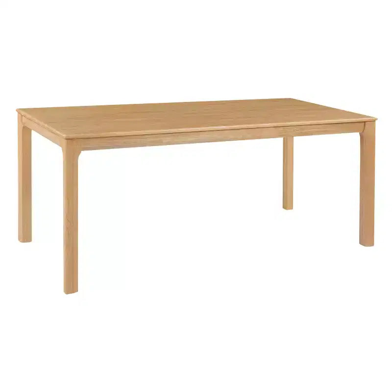 Table de salle à manger rectangulaire Christopher Knight Home Bradley moderne minimaliste de 178 cm en bois d'hévéa massif
