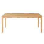 Table de salle à manger rectangulaire Christopher Knight Home Bradley moderne minimaliste de 178 cm en bois d'hévéa massif