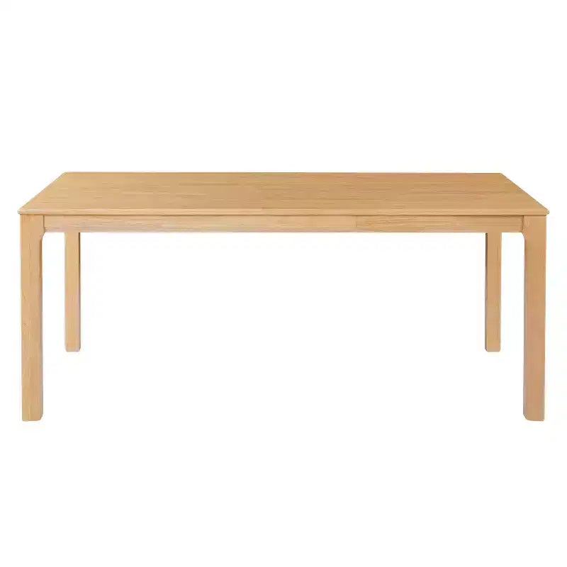Table de salle à manger rectangulaire Christopher Knight Home Bradley moderne minimaliste de 178 cm en bois d'hévéa massif