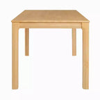 Table de salle à manger rectangulaire Christopher Knight Home Bradley moderne minimaliste de 178 cm en bois d'hévéa massif