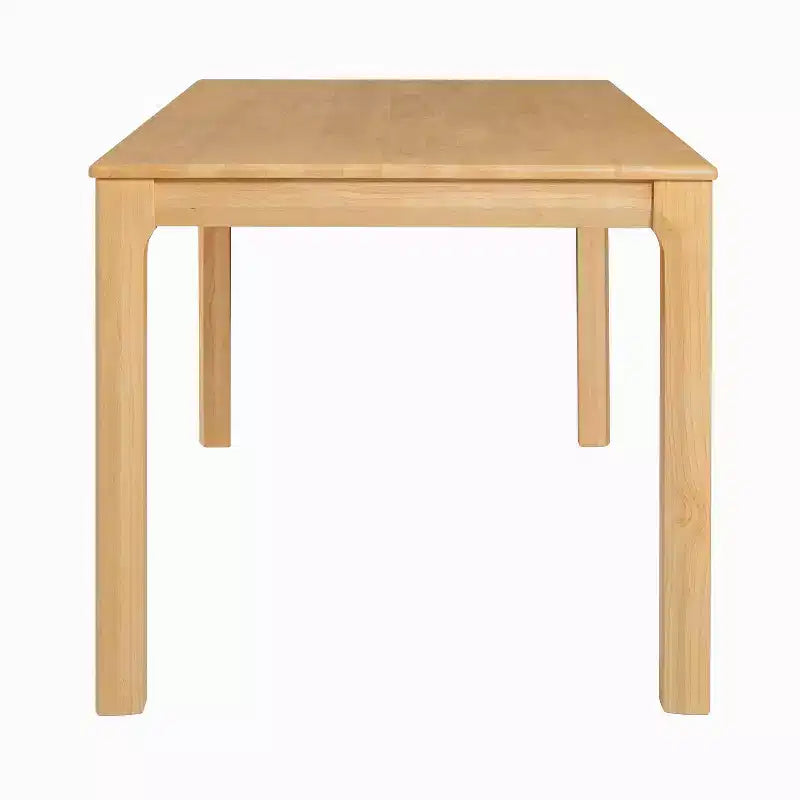 Table de salle à manger rectangulaire Christopher Knight Home Bradley moderne minimaliste de 178 cm en bois d'hévéa massif