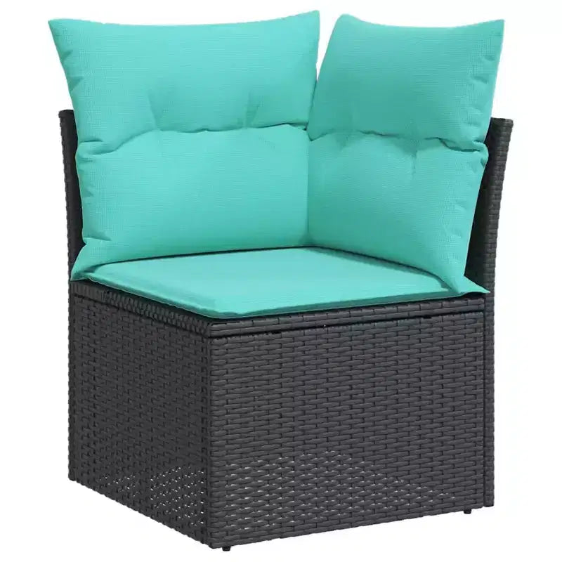 vidaXL Salon de jardin en acacia massif et polyester Naturel