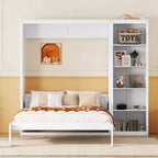 GDFStudio Holbrook Murphy Bed Wall Bed with Shelves