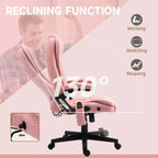 Fauteuil de bureau de direction 6 points chauffant, fauteuil de bureau de massage vibrant à dossier haut en velours