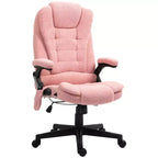 6 Point Executive Office Chair with Heat, Velvet High Back Vibrating Massage Office Chair
