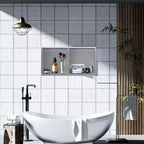 Niche de douche encastrable en acier inoxydable 304, sans carrelage, étanche, finition brossée, pour rangement de salle de bain, plusieurs tailles et compartiments