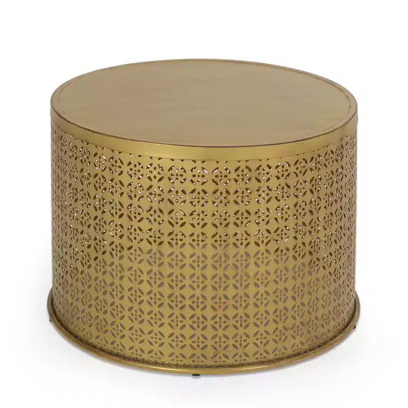 Table d'appoint ronde moderne en fer Christopher Knight Home Aria