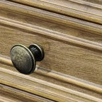 Table de Chevet Rustique de Ferme à 2 Tiroirs pour Chambre à Coucher ou Salon