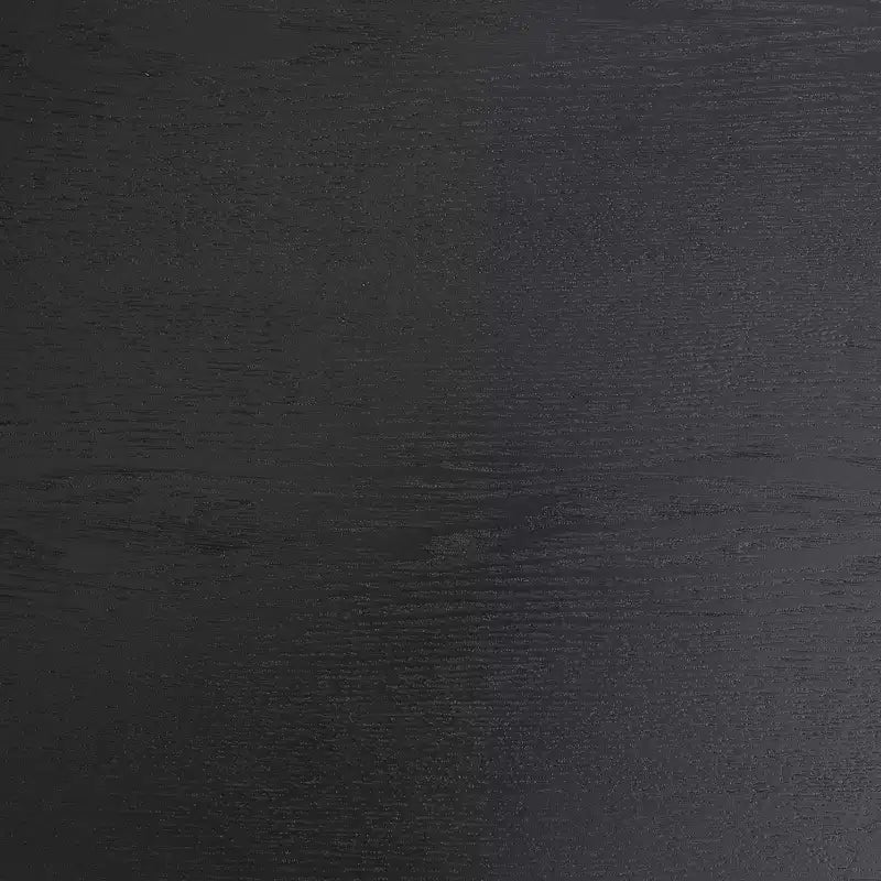Table basse Plateau en bois de chêne noir et piètement en métal noir