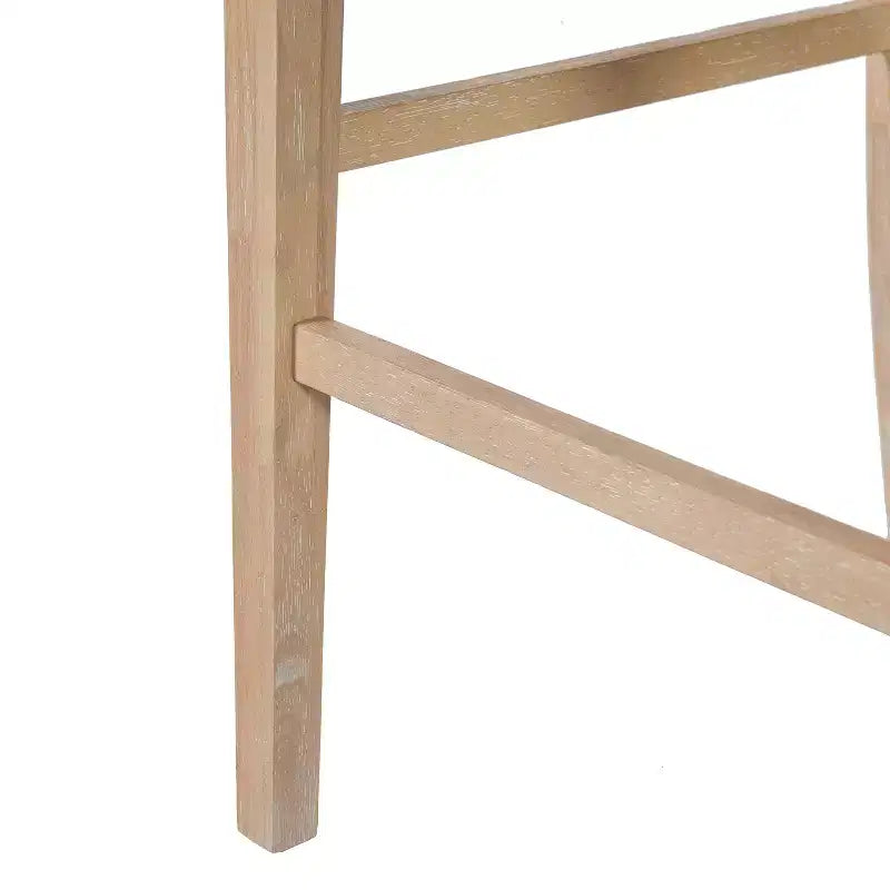 Christopher Knight Home Ren Tabourets de bar rembourrés en bois d'hévéa modernes (lot de 2)