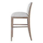 Christopher Knight Home Ren Tabourets de bar rembourrés en bois d'hévéa modernes (lot de 2)