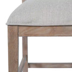 Christopher Knight Home Ren Tabourets de bar rembourrés en bois d'hévéa modernes (lot de 2)
