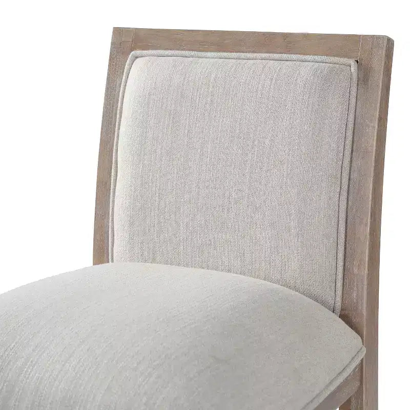 Christopher Knight Home Ren Tabourets de bar rembourrés en bois d'hévéa modernes (lot de 2)