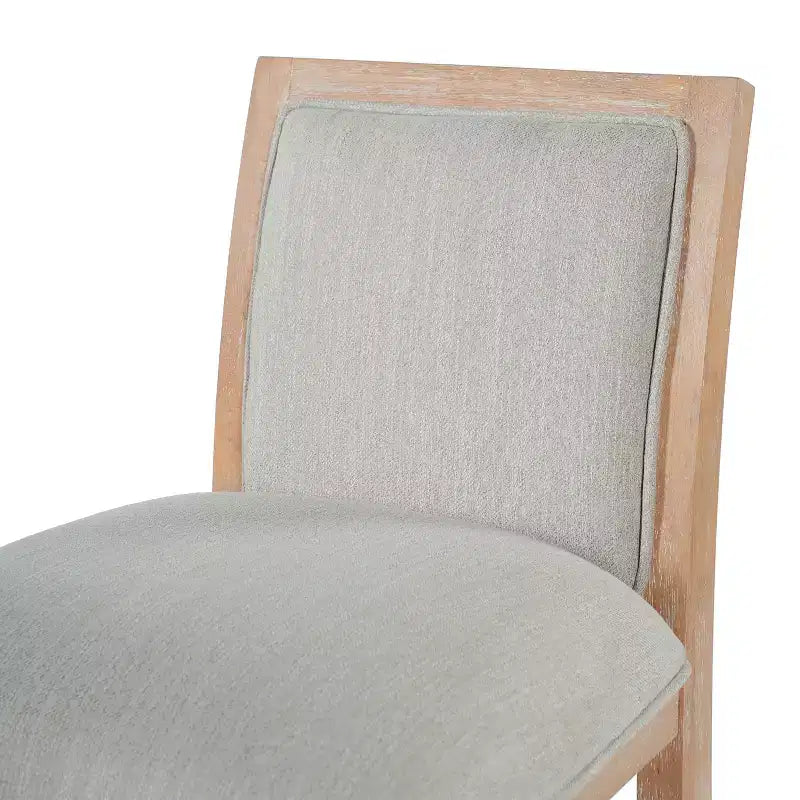 Christopher Knight Home Ren Tabourets de bar rembourrés en bois d'hévéa modernes (lot de 2)