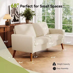Canapé 2 places Dyonery 68 pour salon, canapés profonds modernes du milieu du siècle pour meubles d'appartement, canapés-lits 2 places confortables