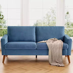 Dyonery 68 Loveseat Sofa for Living Room, Mid Century Modern Deep Seating Couches for Apartment Furniture, Comfy Two Seater Couches Sleeper Sofas