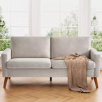 Canapé 2 places Dyonery 68 pour salon, canapés profonds modernes du milieu du siècle pour meubles d'appartement, canapés-lits 2 places confortables