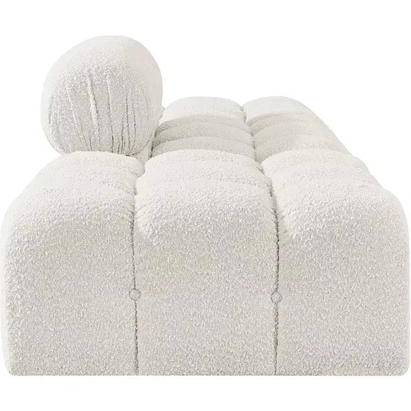 Canapé modulable 3 pièces Meridian Furniture Ames 102 en tissu bouclé
