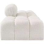 Canapé modulable 3 pièces Meridian Furniture Ames 102 en tissu bouclé