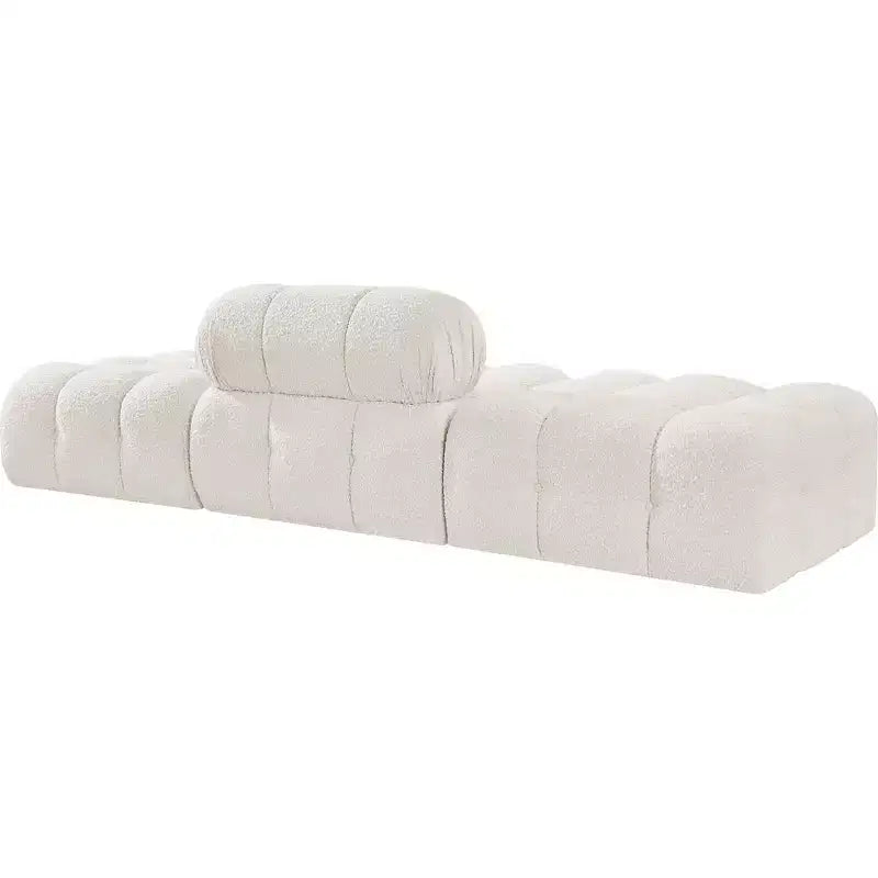 Canapé modulable 3 pièces Meridian Furniture Ames 102 en tissu bouclé