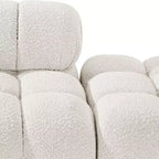 Canapé modulable 3 pièces Meridian Furniture Ames 102 en tissu bouclé