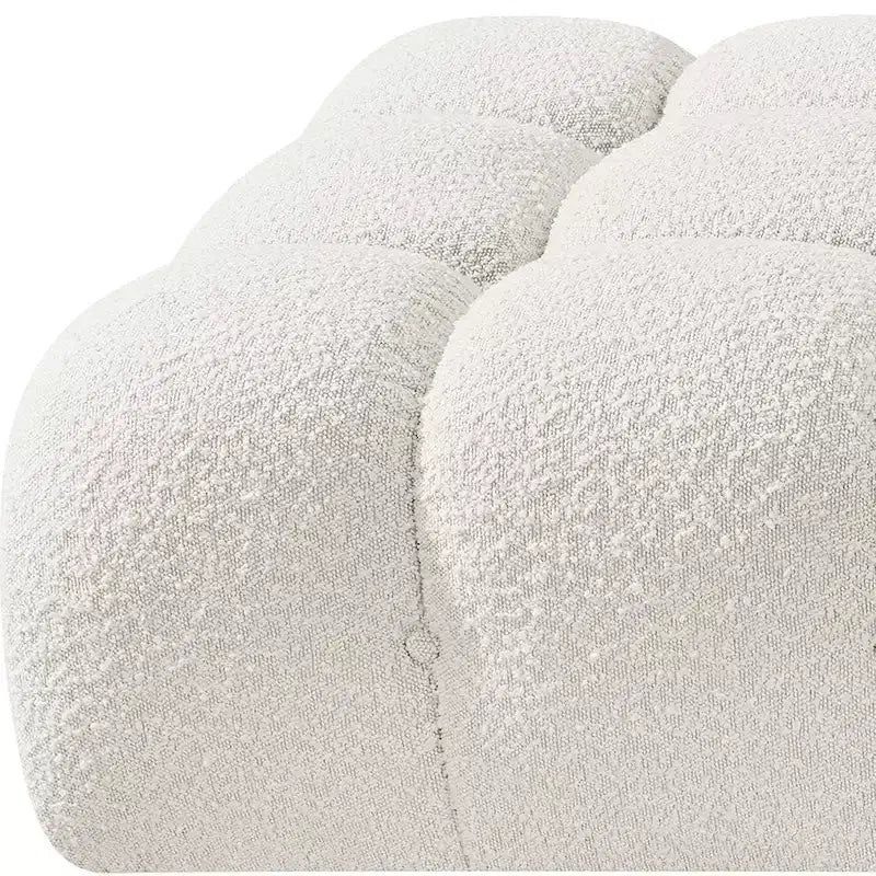 Canapé modulable 3 pièces Meridian Furniture Ames 102 en tissu bouclé