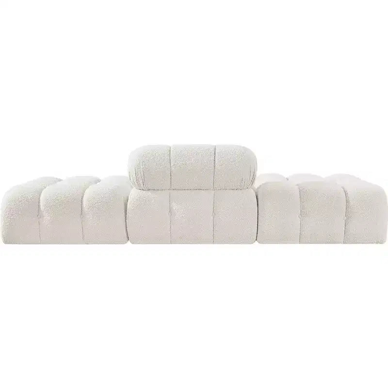 Canapé modulable 3 pièces Meridian Furniture Ames 102 en tissu bouclé