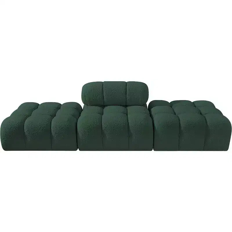 Canapé modulable 3 pièces Meridian Furniture Ames 102 en tissu bouclé
