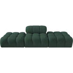 Canapé modulable 3 pièces Meridian Furniture Ames 102 en tissu bouclé