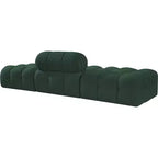 Canapé modulable 3 pièces Meridian Furniture Ames 102 en tissu bouclé