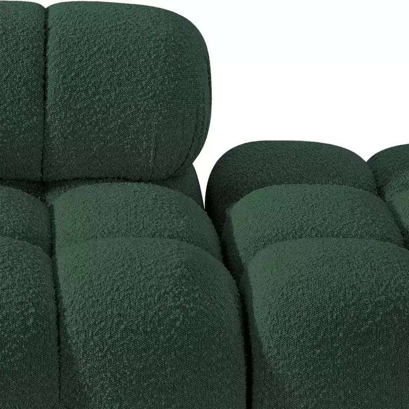 Canapé modulable 3 pièces Meridian Furniture Ames 102 en tissu bouclé
