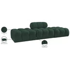 Canapé modulable 3 pièces Meridian Furniture Ames 102 en tissu bouclé
