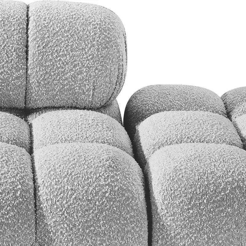 Canapé modulable 3 pièces Meridian Furniture Ames 102 en tissu bouclé